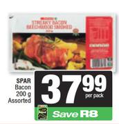 Spar Bacon Assorted-200g Per Pack