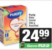 Purity Baby Cereal Assorted-200g 