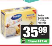 Purity Junior Oats Assorted-8 x 35g 