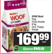 Spar Woof Dog Food Chunks-8Kg 