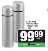 Karoo Kraft Stainless Steel Vacuum Flask-1L Each