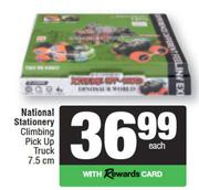 National Stationery Climbing Pick Up Truck 7.5cm-Each