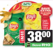 Lay's Potato Chips-For 2 x 120g