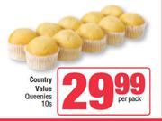 Country Value Queenies-10s Per Pack