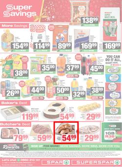 SPAR & SUPERSPAR KwaZulu-Natal Country : Christmas Super Savings (08 December - 24 December 2025), page 12