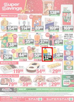 SPAR & SUPERSPAR KwaZulu-Natal Country : Christmas Super Savings (08 December - 24 December 2025), page 12