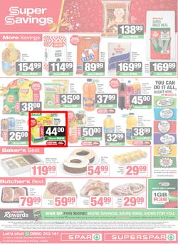 SPAR & SUPERSPAR KwaZulu-Natal Country : Christmas Super Savings (08 December - 24 December 2025), page 12