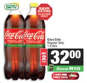 Coca Cola Regular Only-For 2 x 1.5Ltr