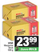 Spar Margarine Brick-500gm Each