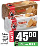 Bakers Tennis Biscuit Assorted-For Any 2 x 200gm