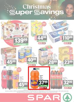 SPAR & SUPERSPAR KwaZulu-Natal Town : Christmas Super Savings (08 December - 24 December 2025), page 1