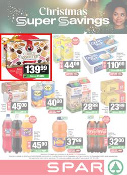 SPAR & SUPERSPAR KwaZulu-Natal Town : Christmas Super Savings (08 December - 24 December 2025), page 1