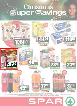 SPAR & SUPERSPAR KwaZulu-Natal Town : Christmas Super Savings (08 December - 24 December 2025), page 1