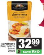 Ina Paarman's Ready To Serve Sauces-200ml
