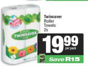 Twinsaver Roller Towels-2 Per Pack