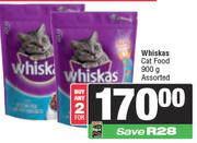 Whiskas Cat Food Assorted-For Any 2 x 900gm