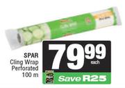 Spar Cling Wrap Perforated-100m 