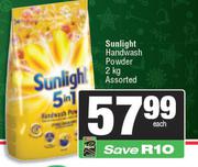 Sunlight Handwash Powder Assorted-2Kg