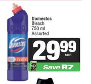 Domestos Bleach Assorted-750ml