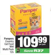 Pampers Country Cat Food Wet Multi Pack-12 Per Pack