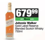 Johnnie Walker Gold Label Reserve Blended Scotch Whisky-750ml