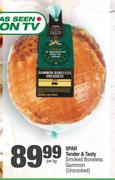 Spar Tender & Tasty Smoked Boneless Gammon Uncooked-Per Kg