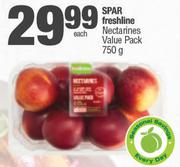 Spar Freshline Nectarines Value Pack-750g Each
