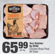 Your Butcher By Spar Chicken Braai Pack All Sizes-Per Kg