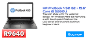HP Probook 450 G2-15.6" Core i5 5200U