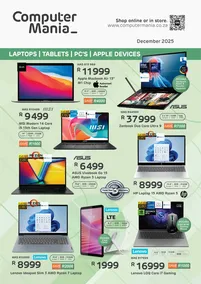 Computer Mania : Laptops & Devices (01 December - 31 December 2025 While Stocks Last