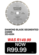 Tork Craft Diamond Blade Segmented 230mm 353-0204