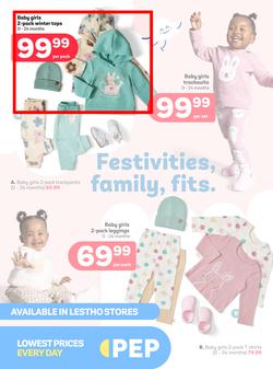 PEP Lesotho : Festivities, Family, Fits (25 February - 24 March 2026), page 1