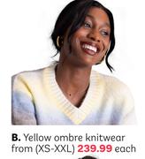 Yellow Ombre Knitwear From (XS-XXL)-Each