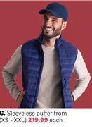 Sleeveless Puffer From (XS-XXL)-Each