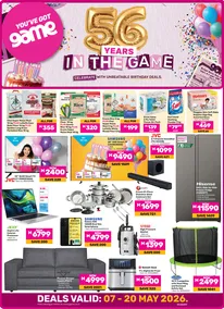 Game Lesotho : 56 Years In The Game (07 May - 28 May 2026)