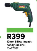 Ryobi 10mm 550w Impact Handyline Drill
