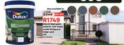 Dulux Wall Paint Exterior Mid-Sheen Suede Wallguard Beige Sand 20L
