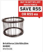 Brickforce 2.8 x 150 x 20m NHBRC 81415456-Each
