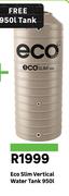 Eco Slim Vertical Water Tank 950L