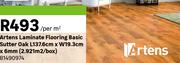 Artens Laminate Flooring Basic Sutter Oak L137.6cmxW19.3cmx6mm (2.921Sqm/Box) 81490974-Per Sqm
