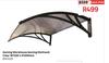 Awning Warehouse Awning Multiwall Clear W1200 x D1000mm 81411331