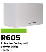 Extractor Fan Top Unit 600mm White 81496778
