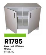 Base Unit 1200mm White 81496780