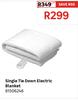 Single Tie Down Electric Blanket 81506246