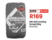 KBC Self Levelling Screed 20KG