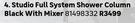 Sensea Studio Full System Shower Column Black With Mixer 81498332