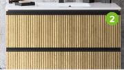 Sensea Wall Hung Cabinet Light Oak Striated 90cm 81490405