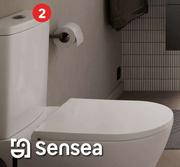 Sensea Easy Close Coupled Toilet With Dual Flushing Outlet 81488743