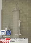 Sensea Charm Full System Shower Column With Mixer Chrome 81493813