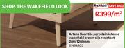 Artens Floor Tile Porcelain Intenso Wakefield Brown Slip Resistant 200 x 1200mm 81494305-Per Sqm